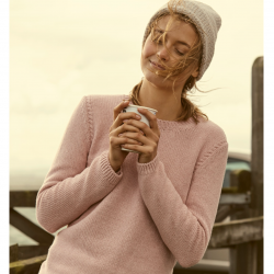 Lightweight wool sweater for women
