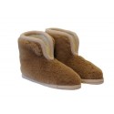 Camel wool slippers