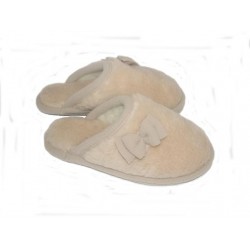 Flip - flop slippers of camel wool - Beige